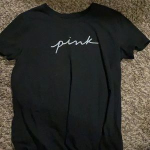 pink short sleeve shirt
